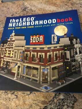 Lego Neighborhood Book - Blue, Red, White Cover
